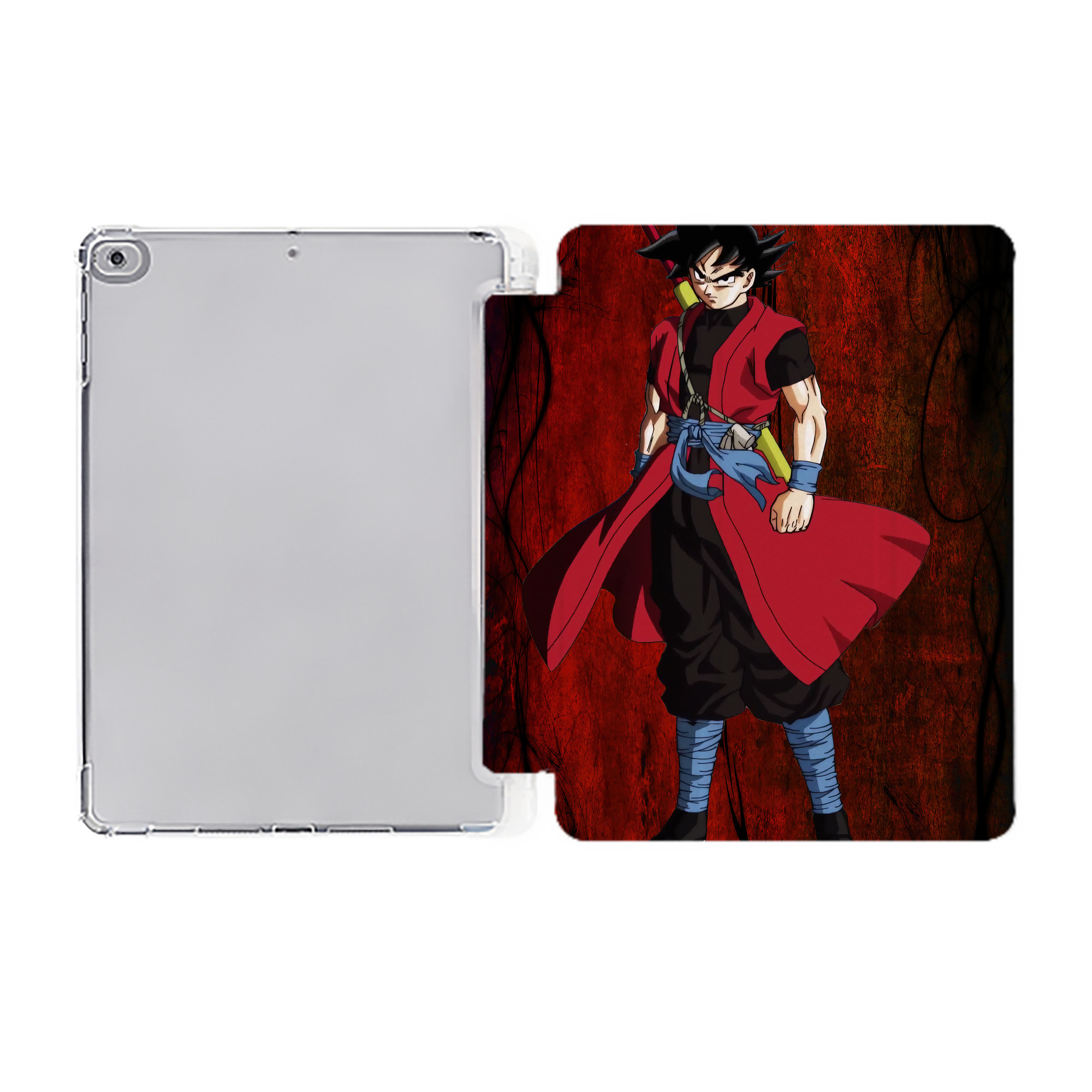 （画像用） ドラゴンボール DRAGON BALL IPad ケース ペン収納付き 三つ折りスタンド PUレザー×シリコン 対応機種9.5/10.5/10.9インチ